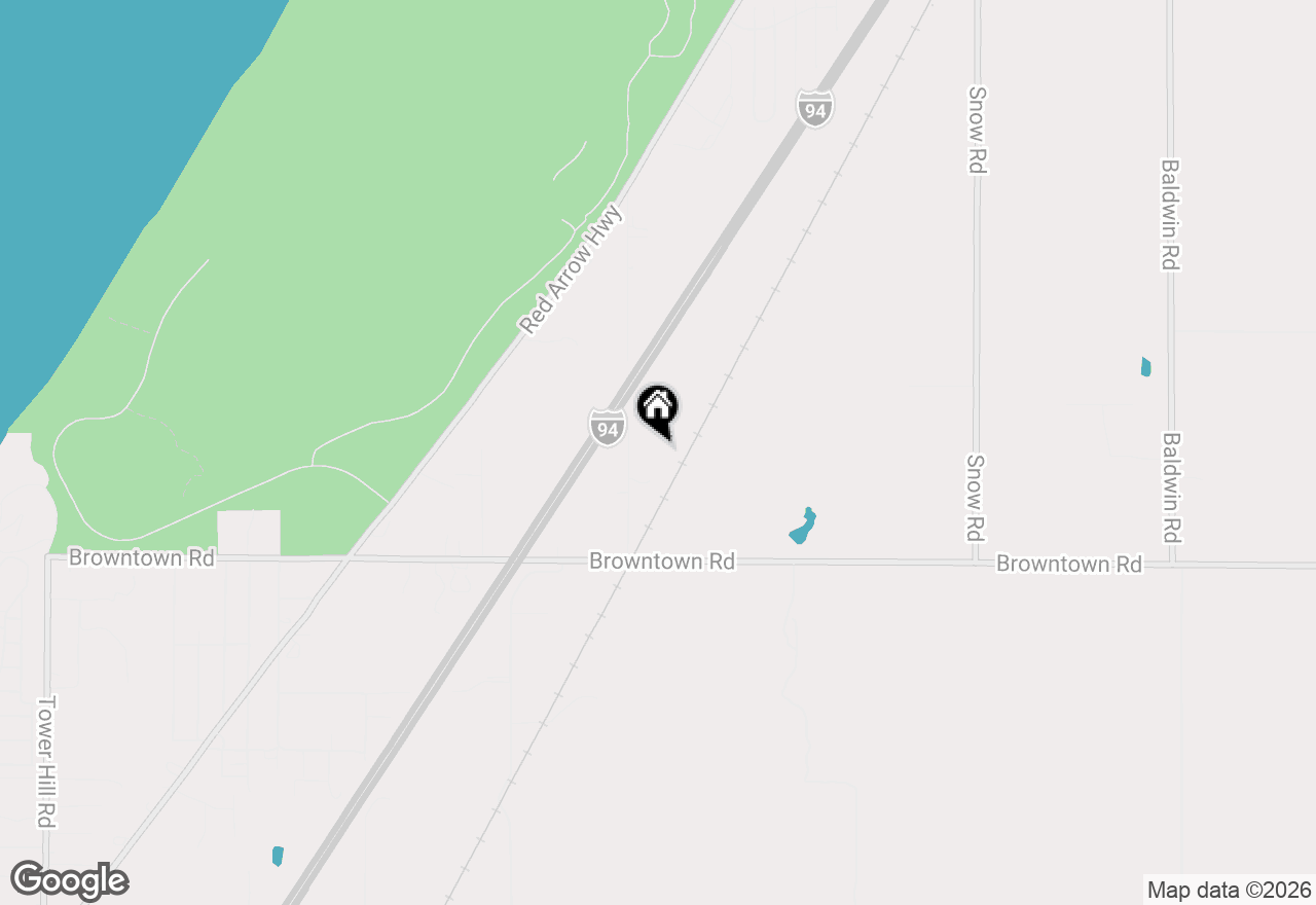 Map of 11971 S Hildebrandt Road, Sawyer, MI 49125