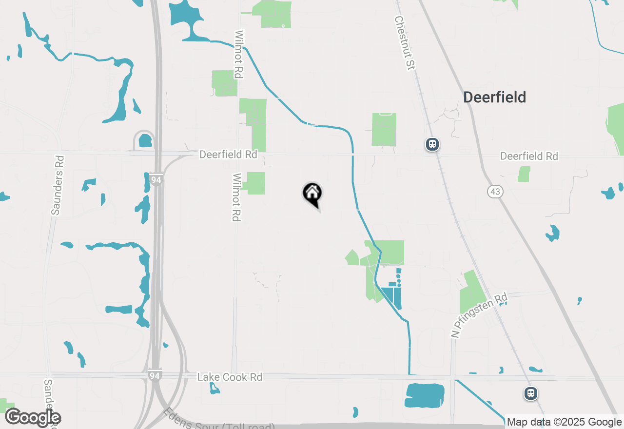 Map of (Address confidential), Deerfield, Illinois 60015
