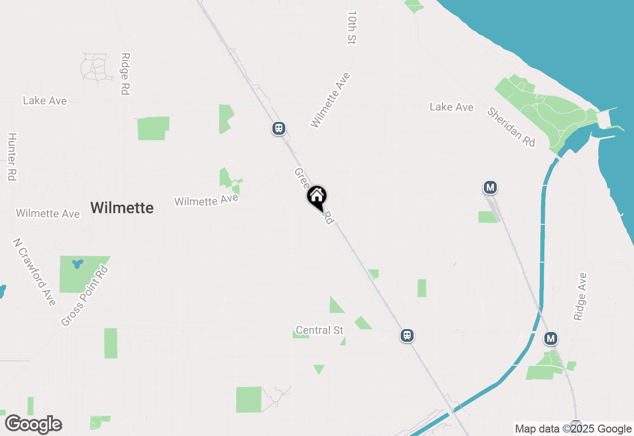 Map of 259 Wood Court, Wilmette, IL 60091