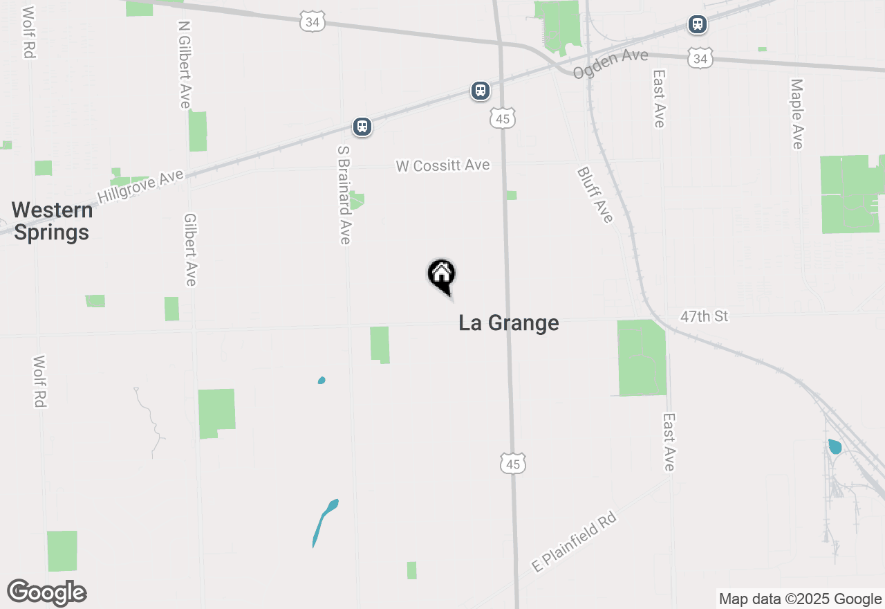 Map of 430 S Catherine Avenue, La Grange, IL 60525
