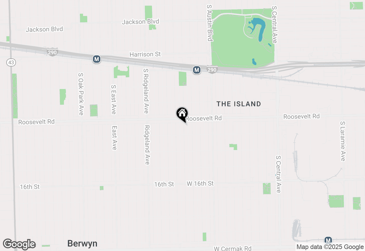 Map of 1221 S Lombard Avenue, Cicero, IL 60804