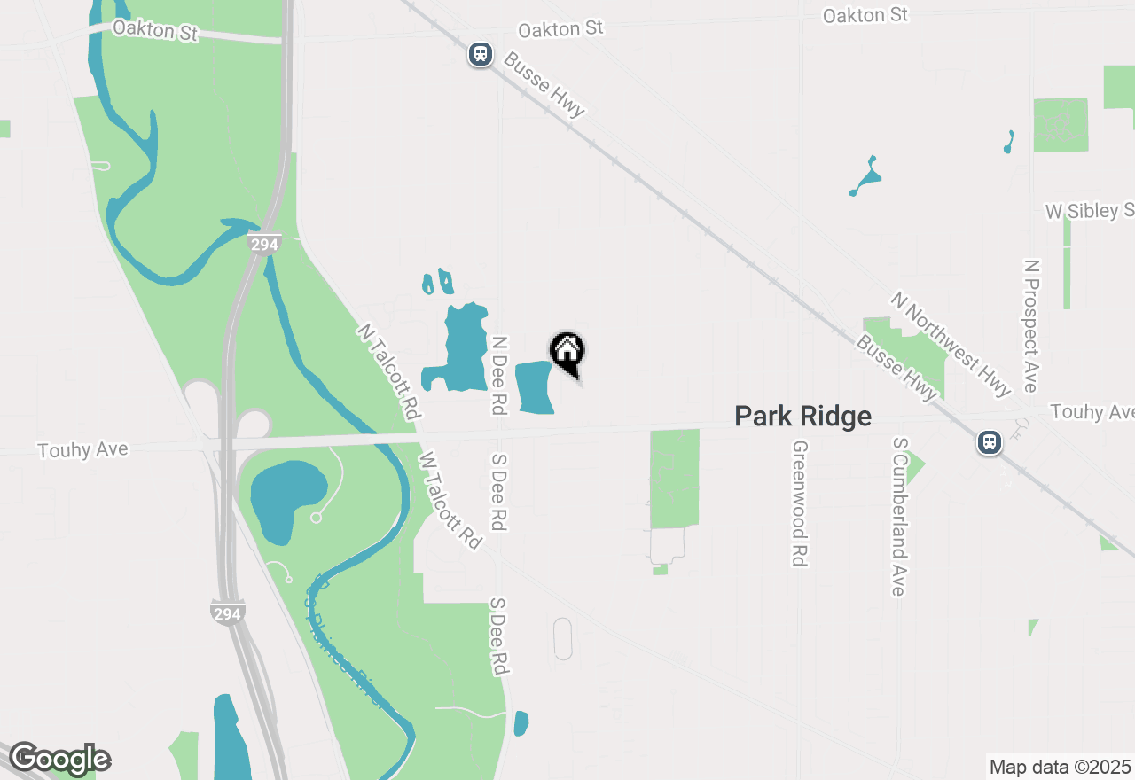 Map of 116 N Broadway Avenue, Park Ridge, IL 60068