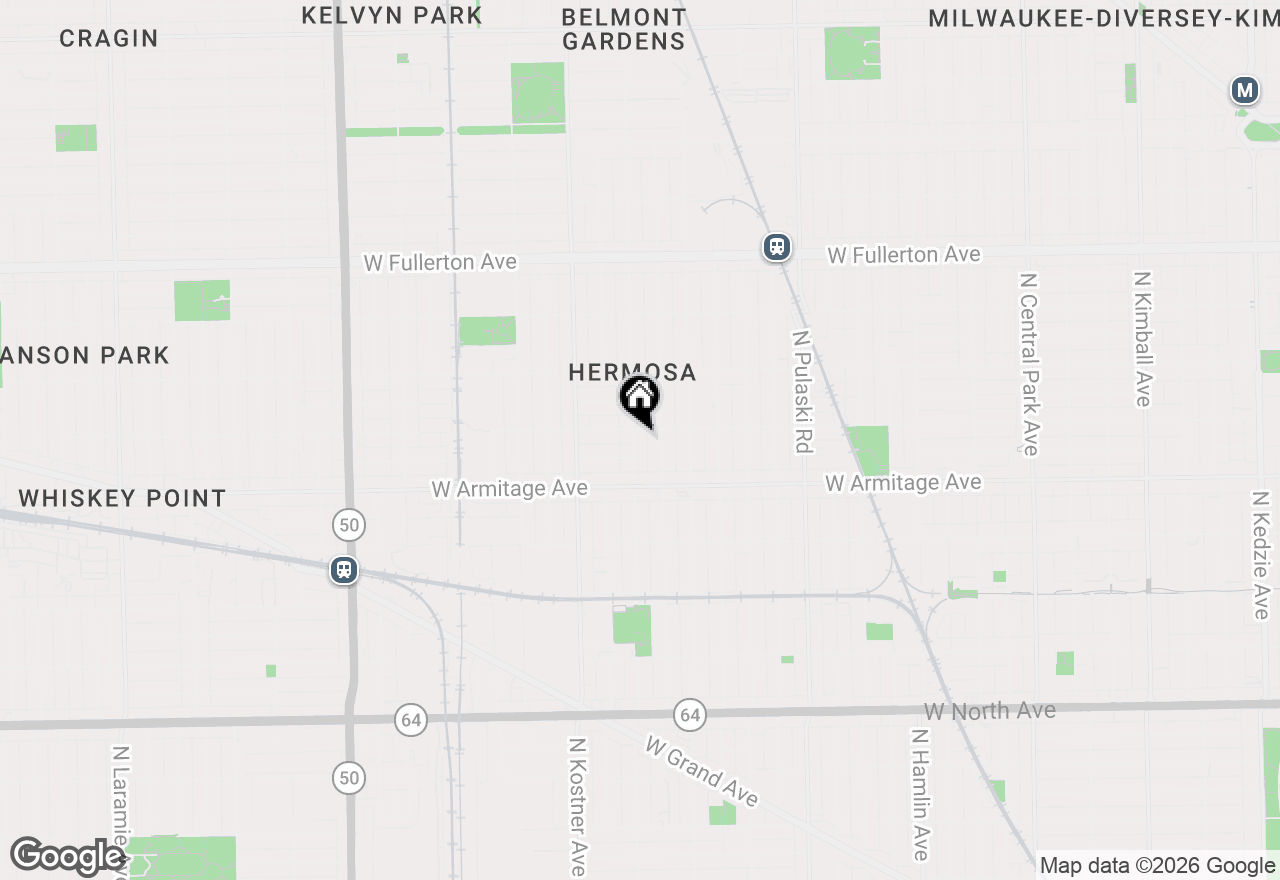 Map of 2049 N Kildare Avenue, Chicago, IL 60639