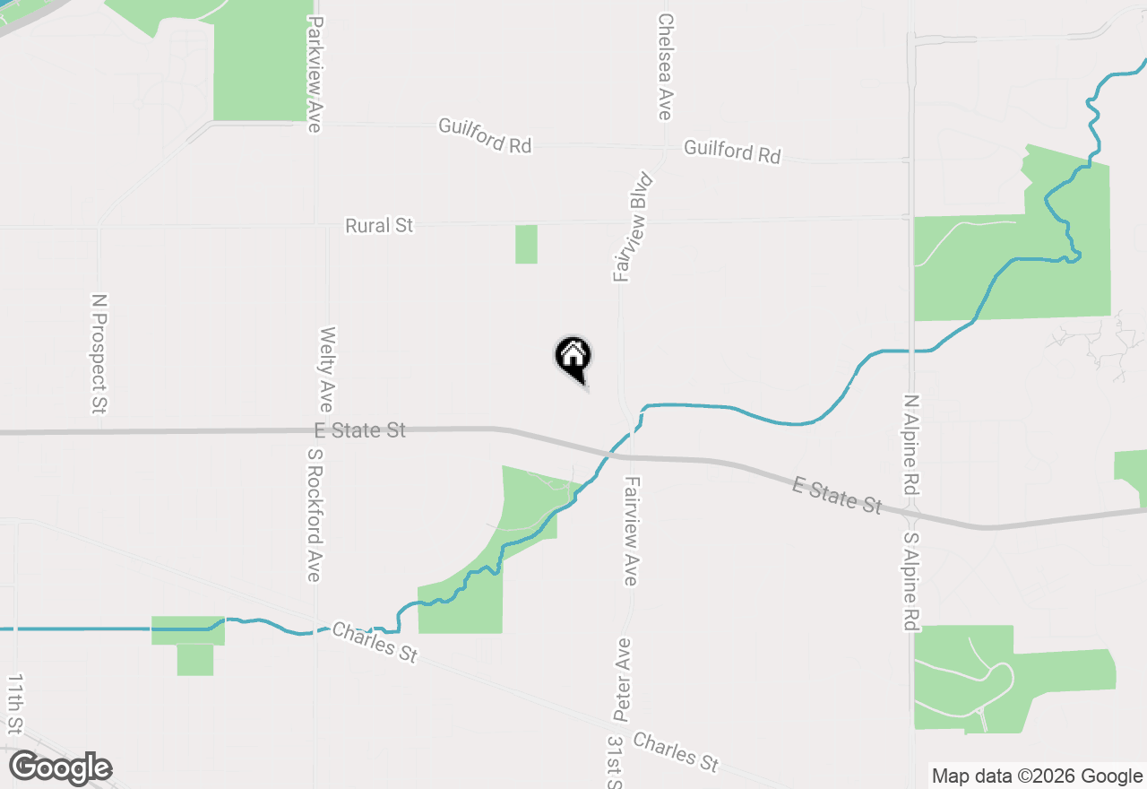 Map of 204 Warren Avenue, Rockford, IL 61107