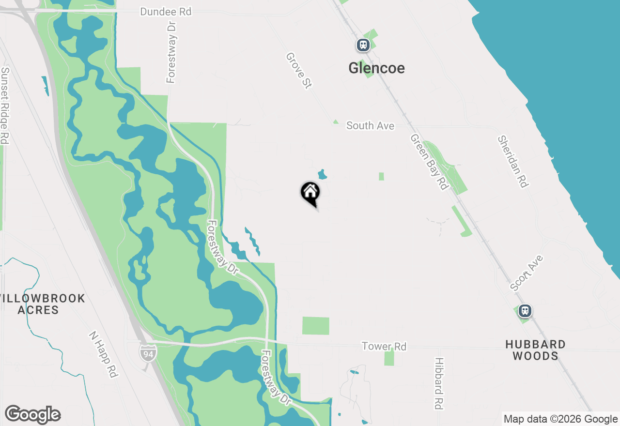 Map of 7 Briar Lane, Glencoe, IL 60022