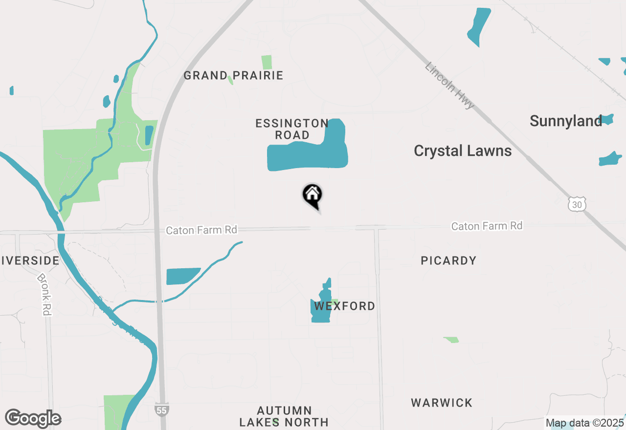 Map of 2407 Meridian Drive, Joliet, IL 60431