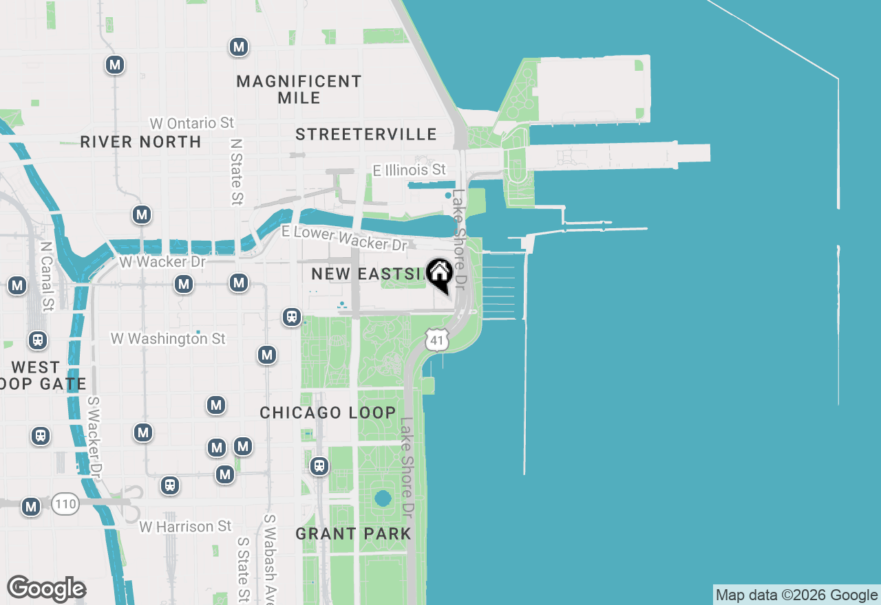 Map of 155 N Harbor Drive #2007, Chicago, IL 60601