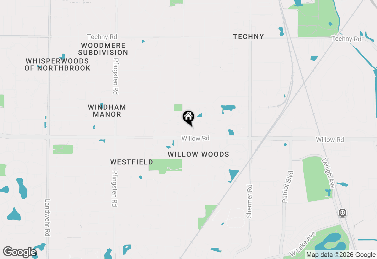 Map of (Address confidential), Northbrook, Illinois 60062