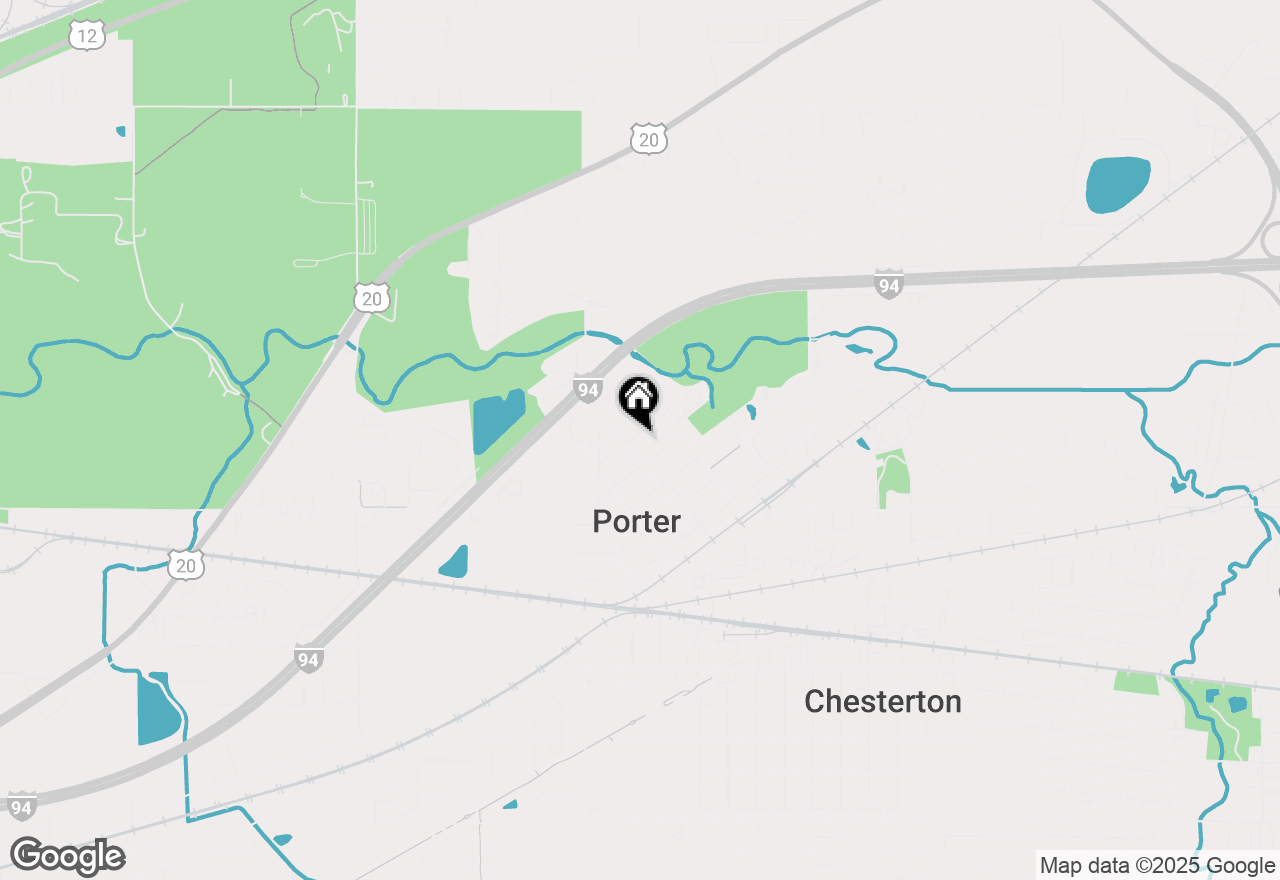 Map of 308 Michigan Street, Porter, IN 46304