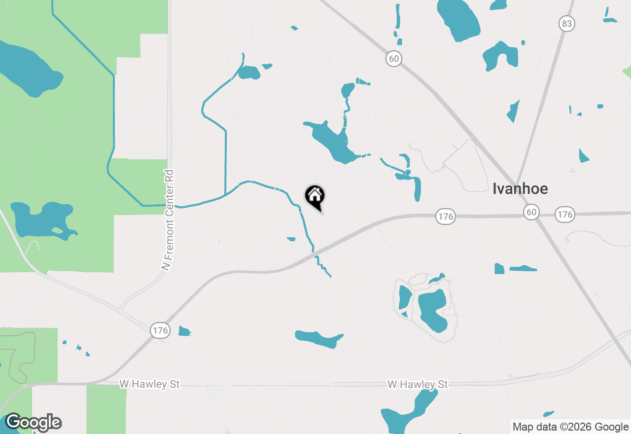 Map of 21854 W Murfield Court, Mundelein, IL 60060