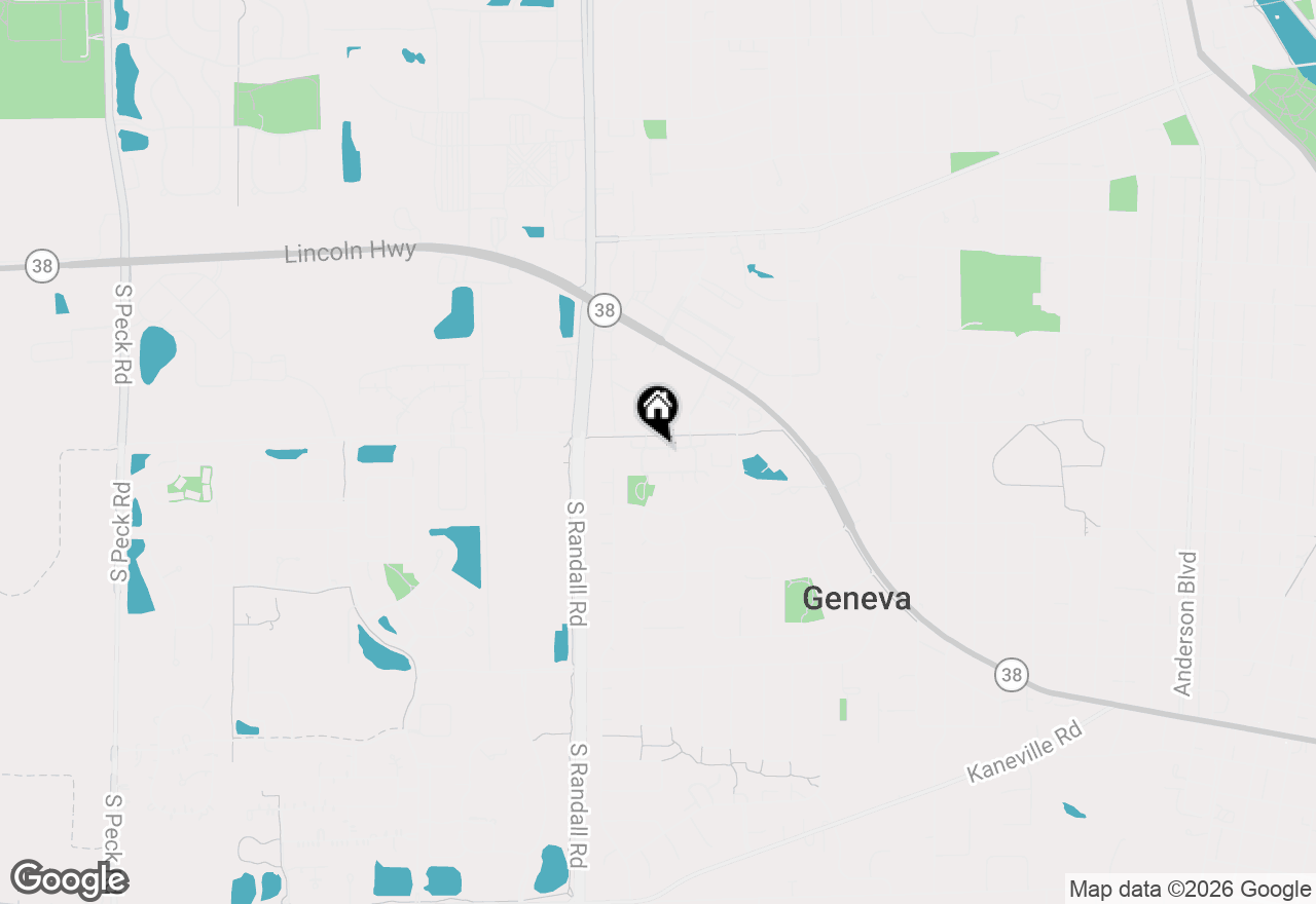 Map of 2262 Rockefeller Drive, Geneva, IL 60134