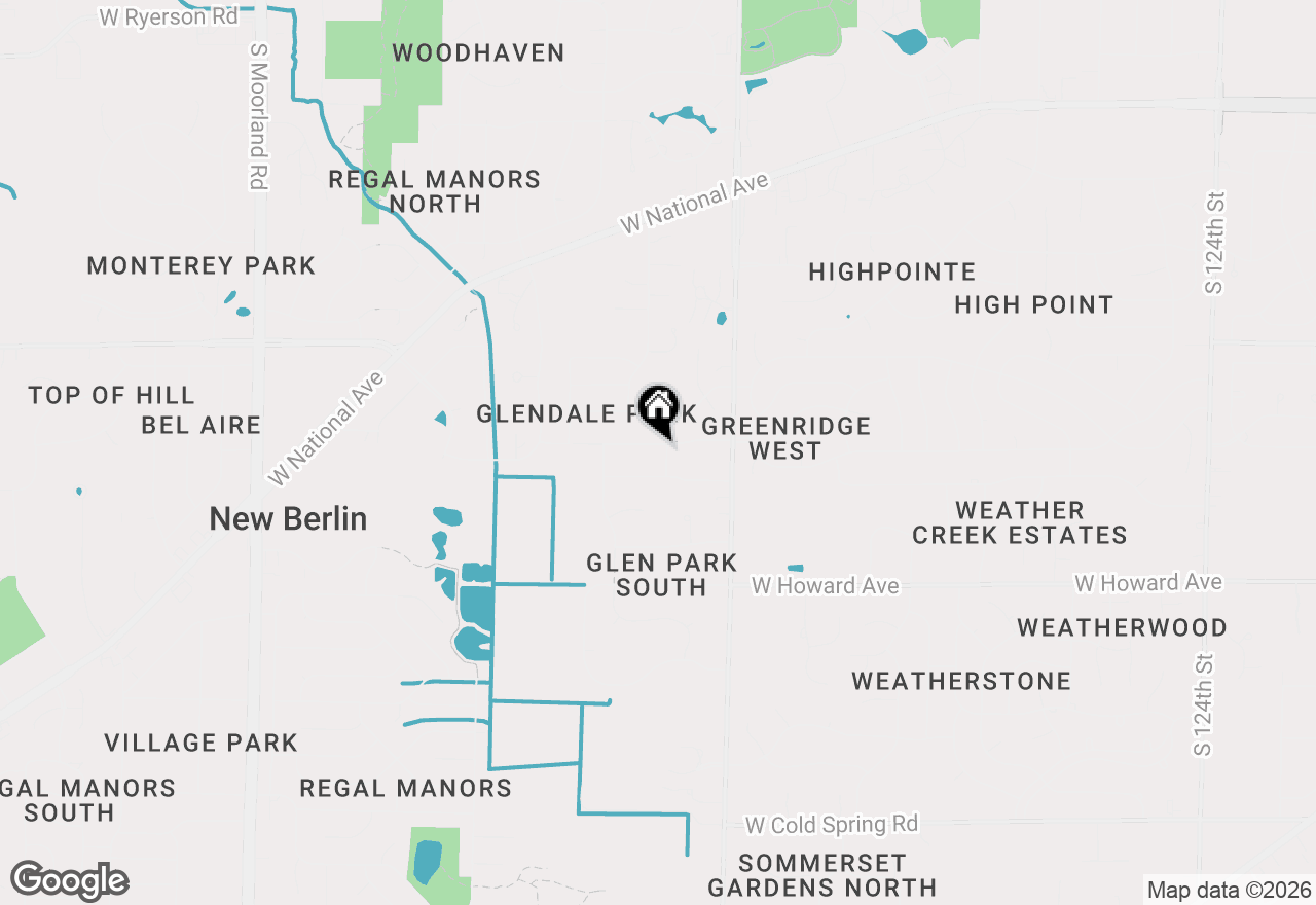 Map of 14235 W Wilbur Dr, New Berlin, WI 53151