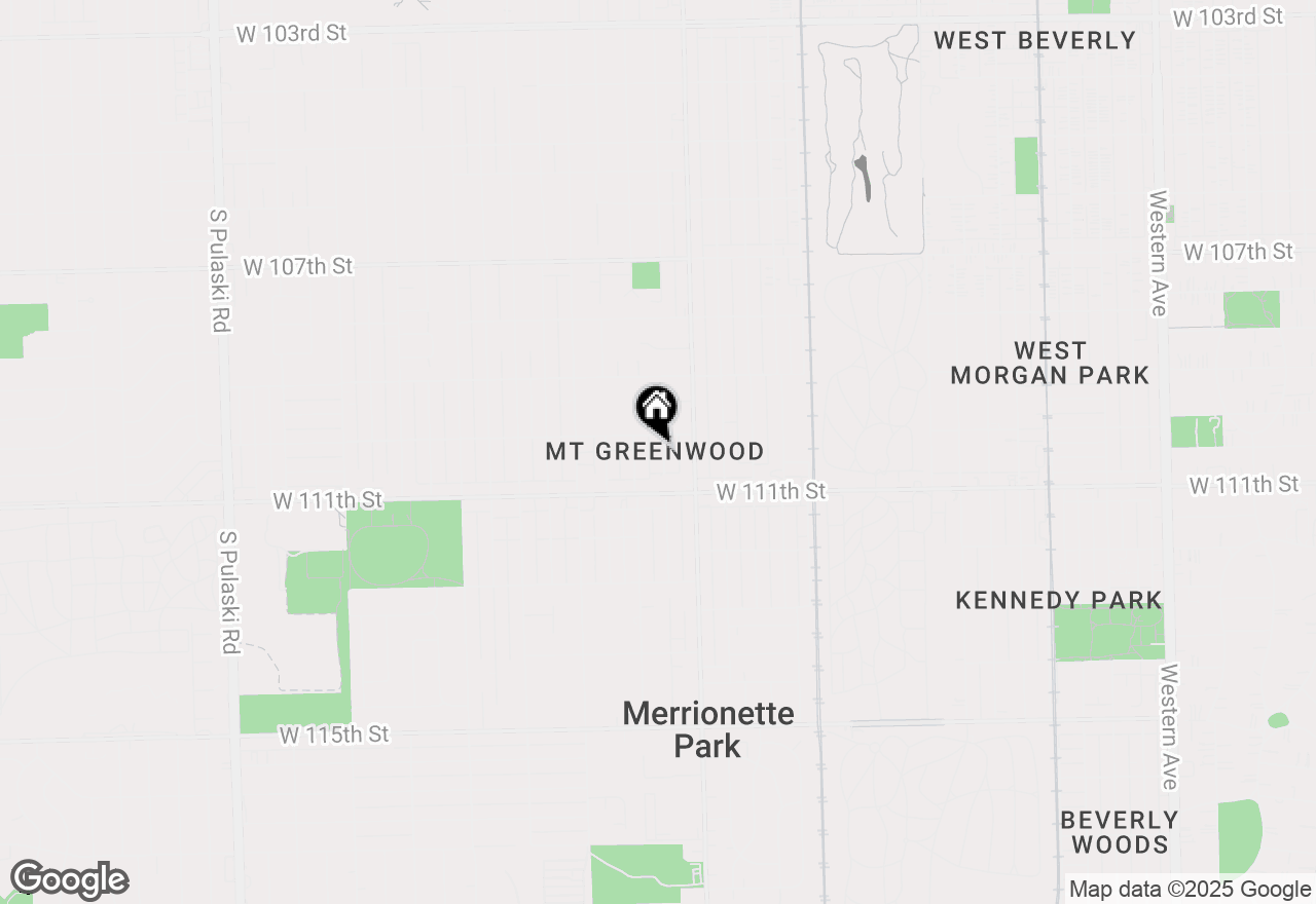 Map of 11018 S Sawyer Avenue, Chicago, IL 60655