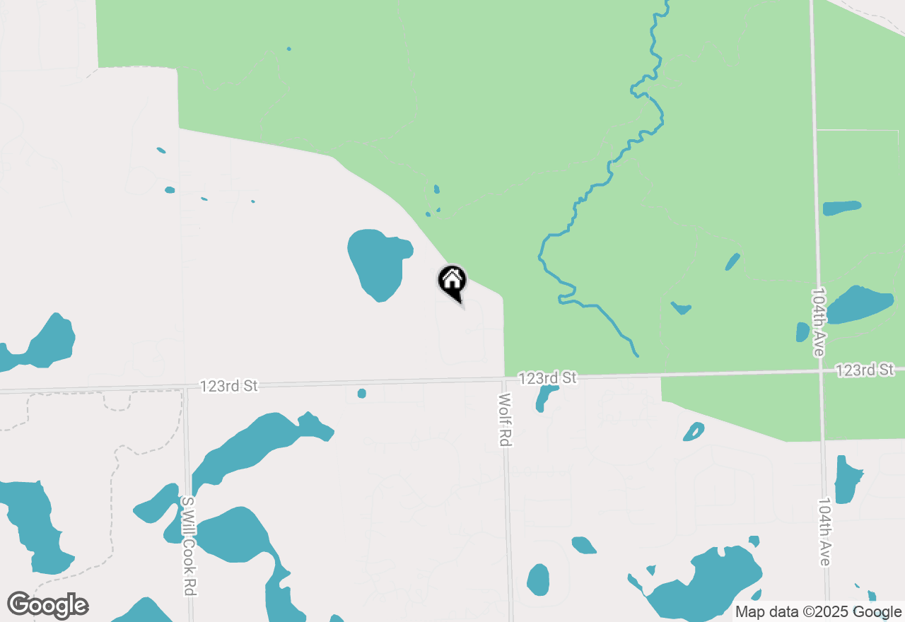 Map of 204 Forest Edge Drive, Palos Park, IL 60464