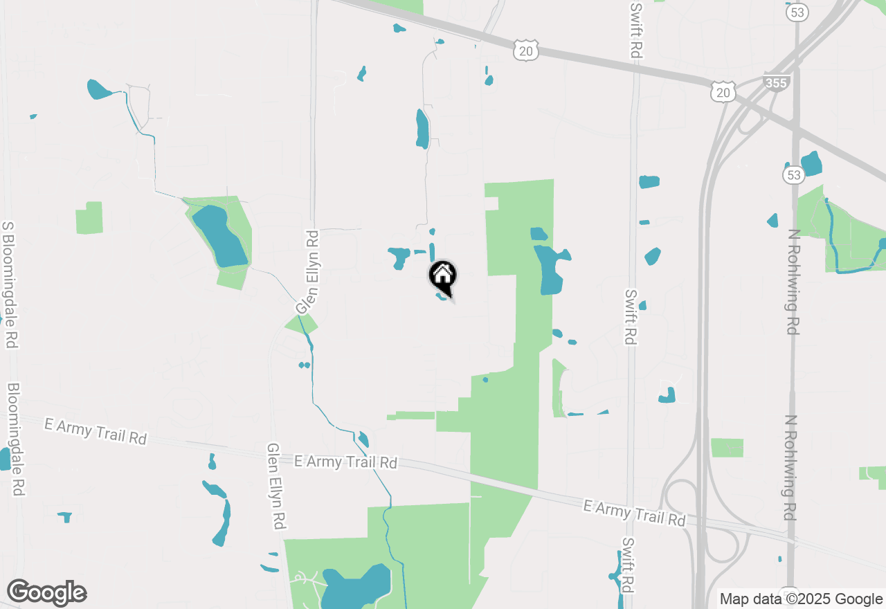 Map of 316 Juliana Lane, Bloomingdale, IL 60108