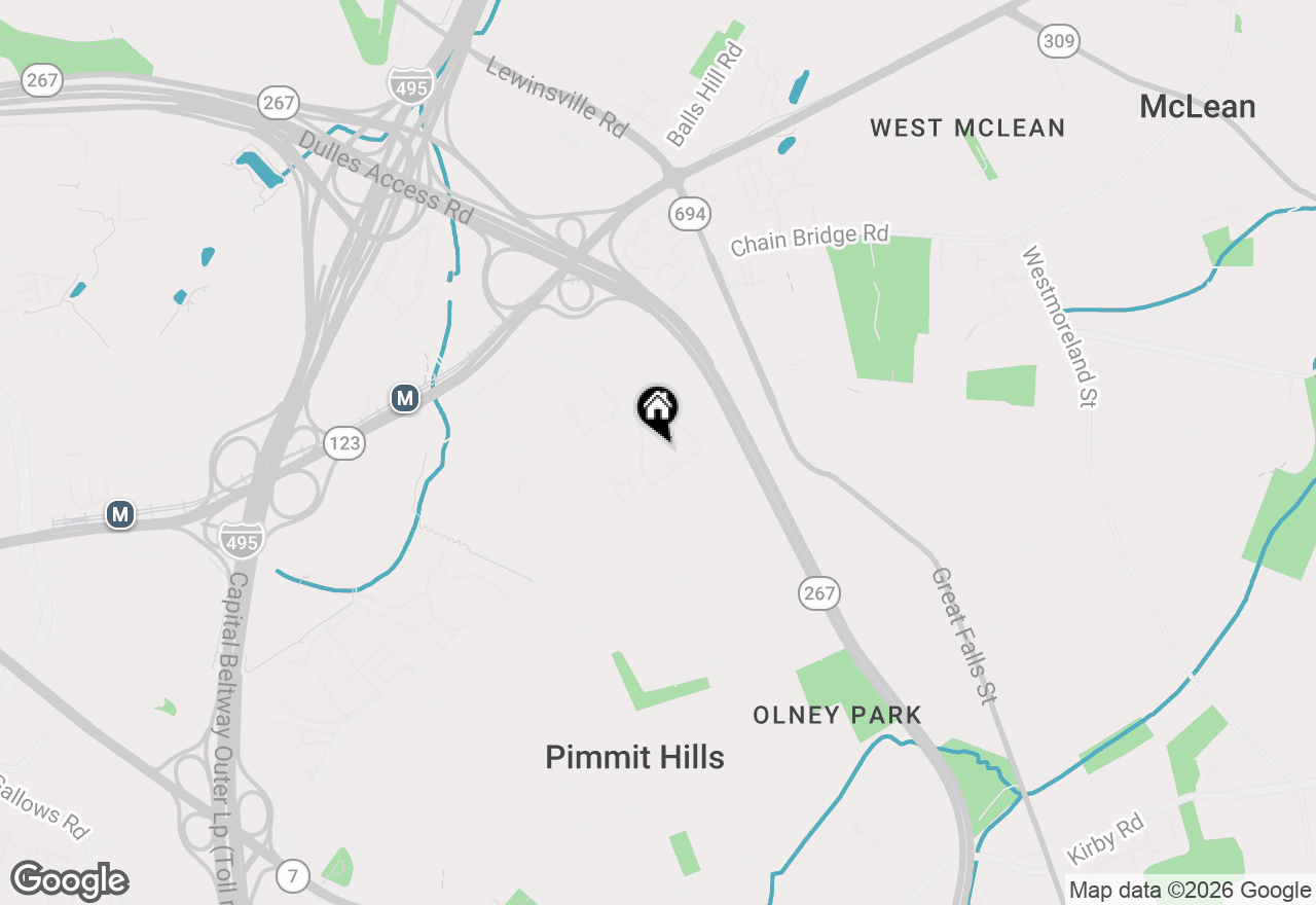 Map of 1805 Westwind Way #55, Mclean, VA 22102