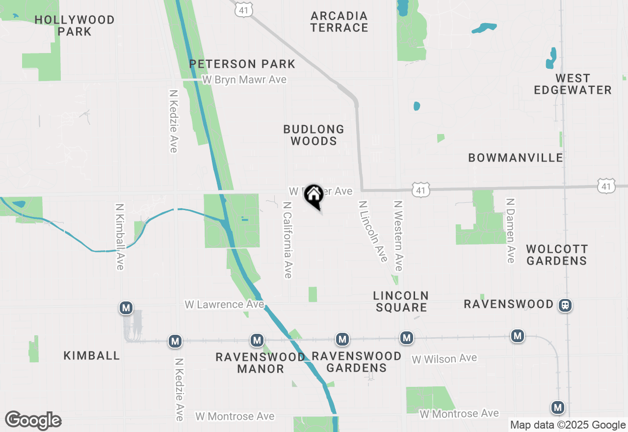 Map of 2700 W Carmen Avenue #1, Chicago, IL 60625