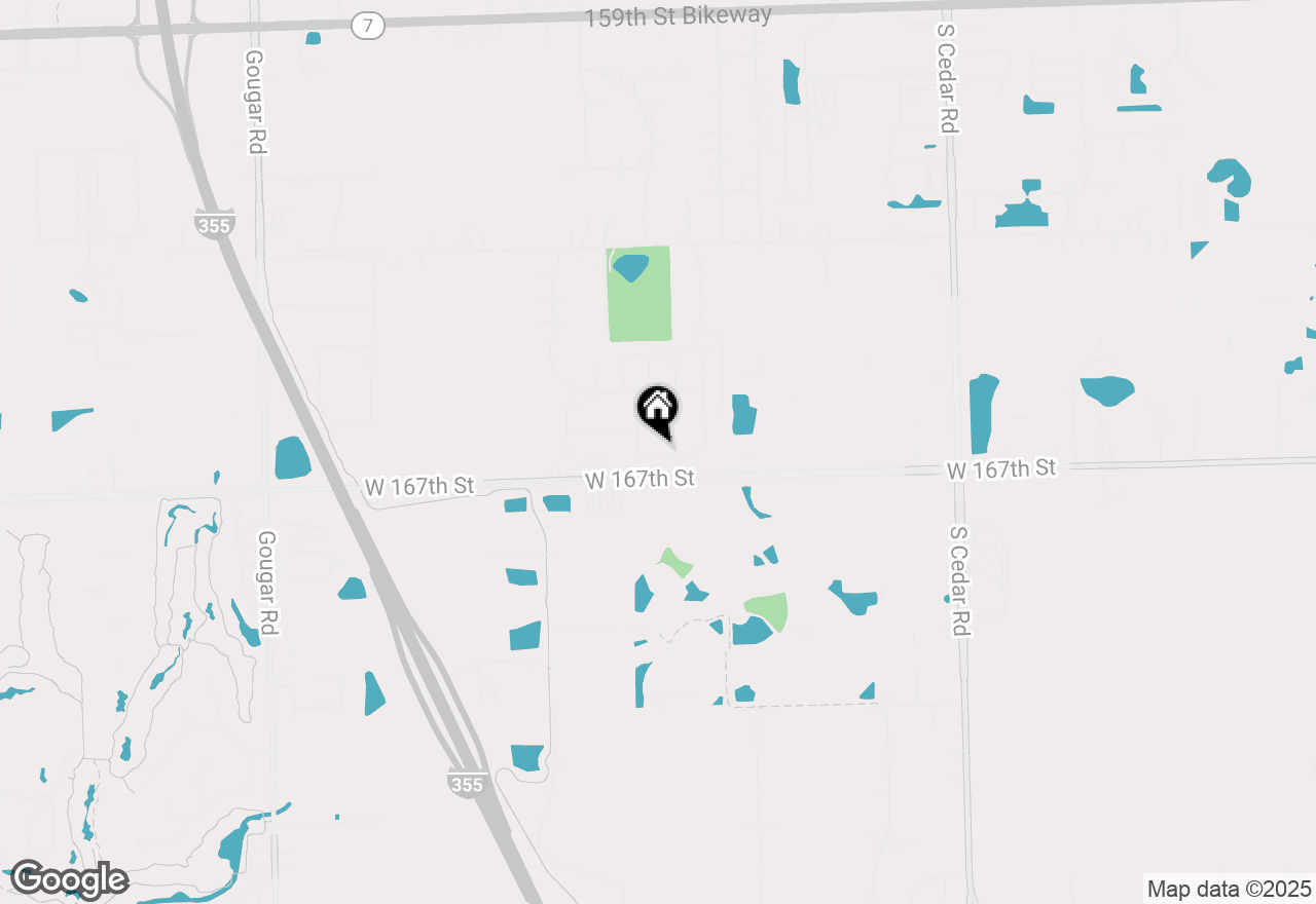 Map of 16642 S Sun Meadow Drive, Lockport, IL 60441