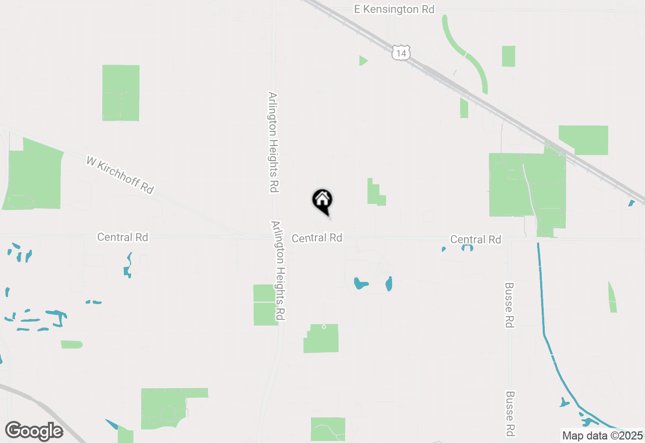 Map of 901 S Burton Place, Arlington Heights, IL 60005