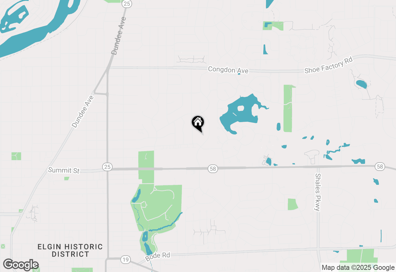 Map of 930 Jefferson Avenue, Elgin, IL 60120