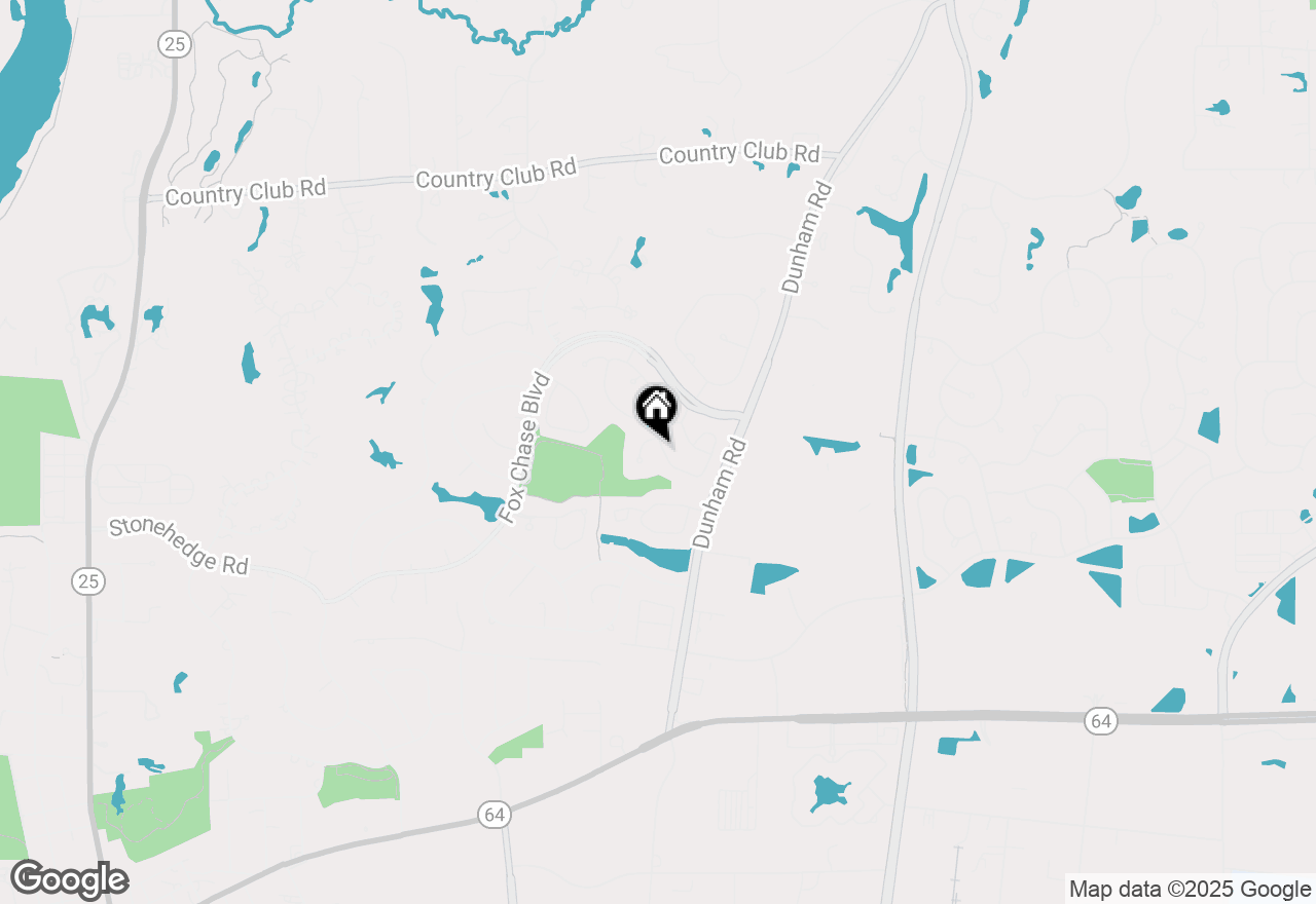 Map of 17 Southgate Course, St. Charles, IL 60174