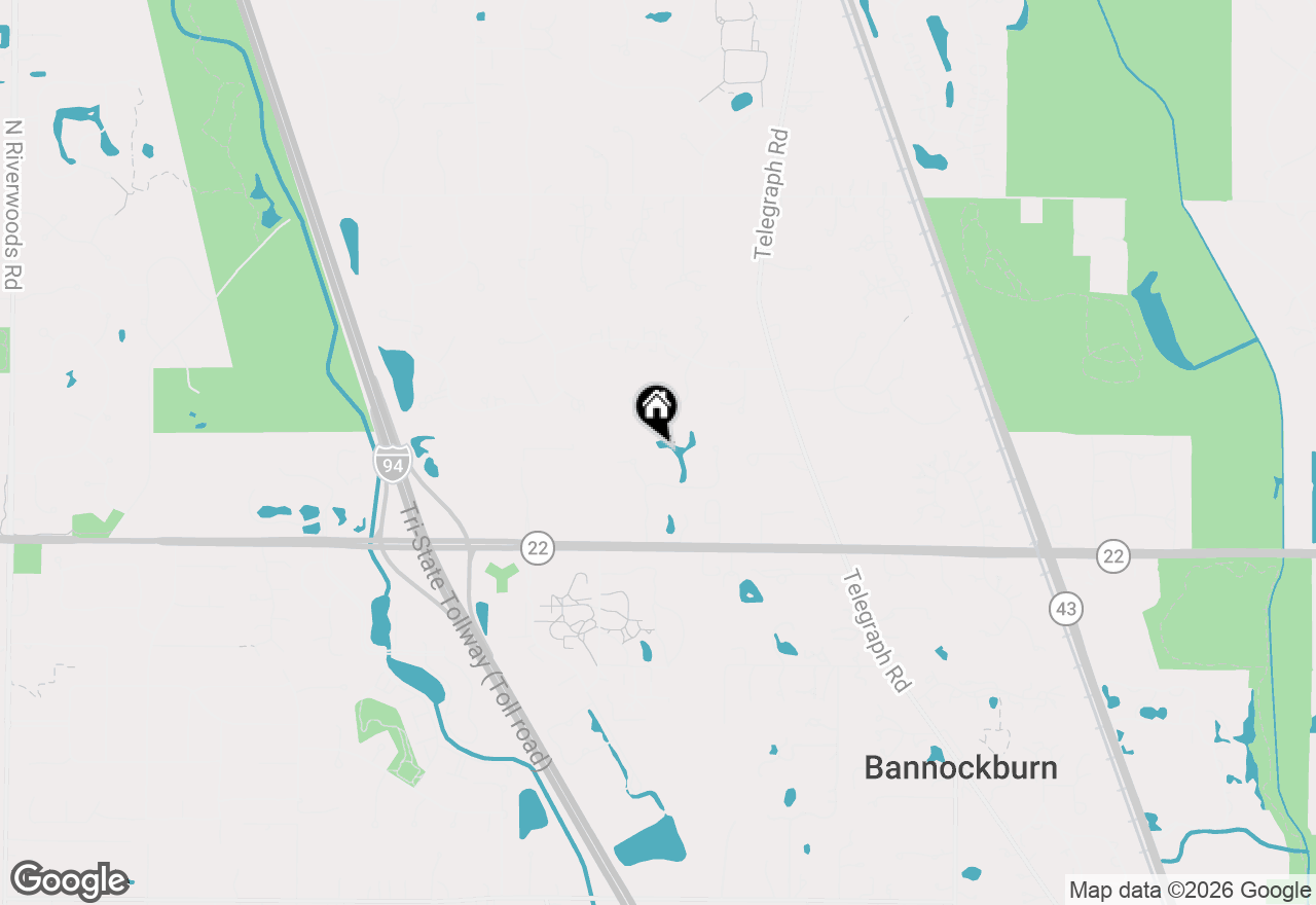 Map of 5 Bridle Lane, Bannockburn, IL 60015