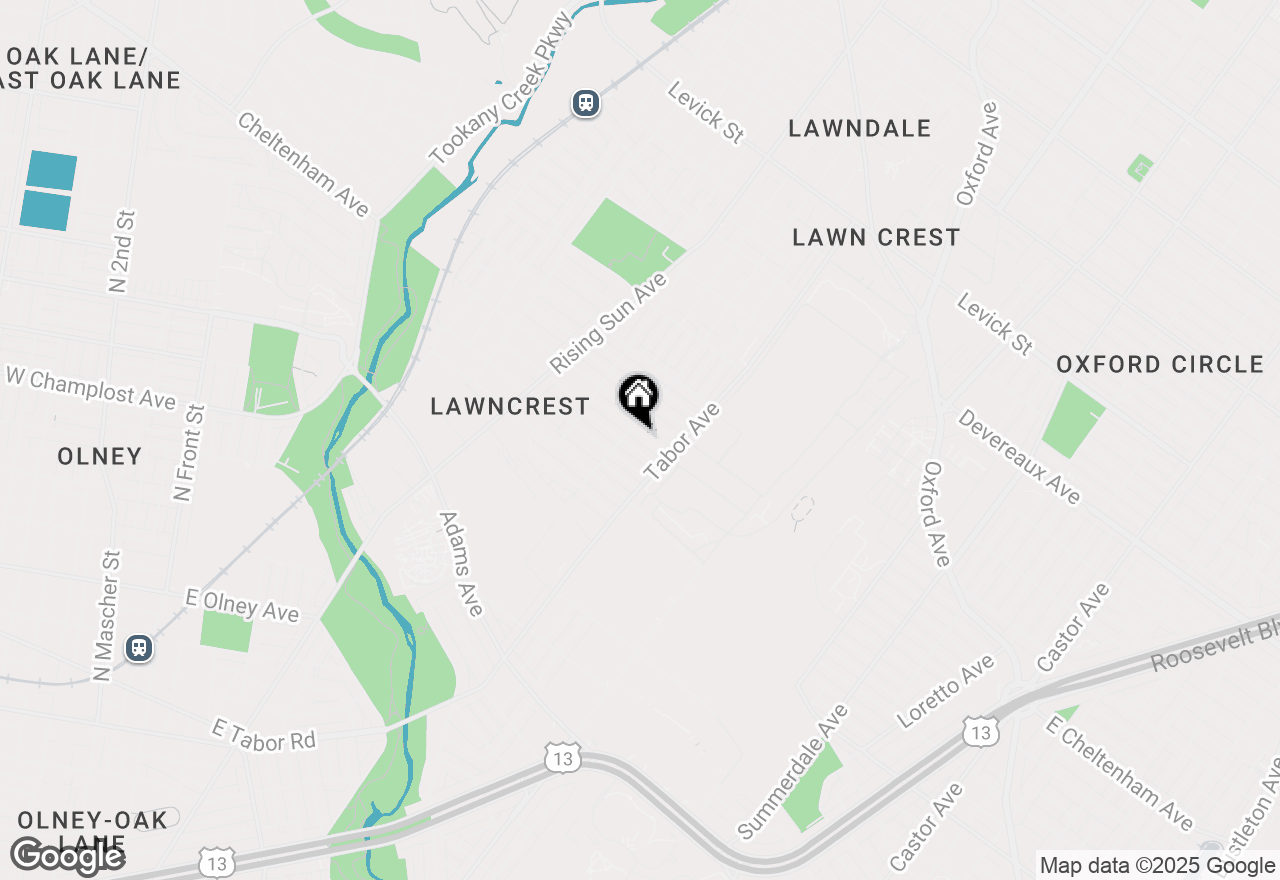 Map of 610 Anchor Street, Philadelphia, PA 19120