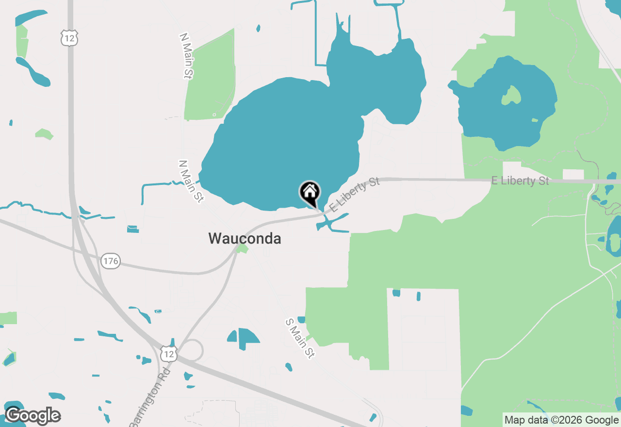 Map of 501 E Liberty Street, Wauconda, IL 60084