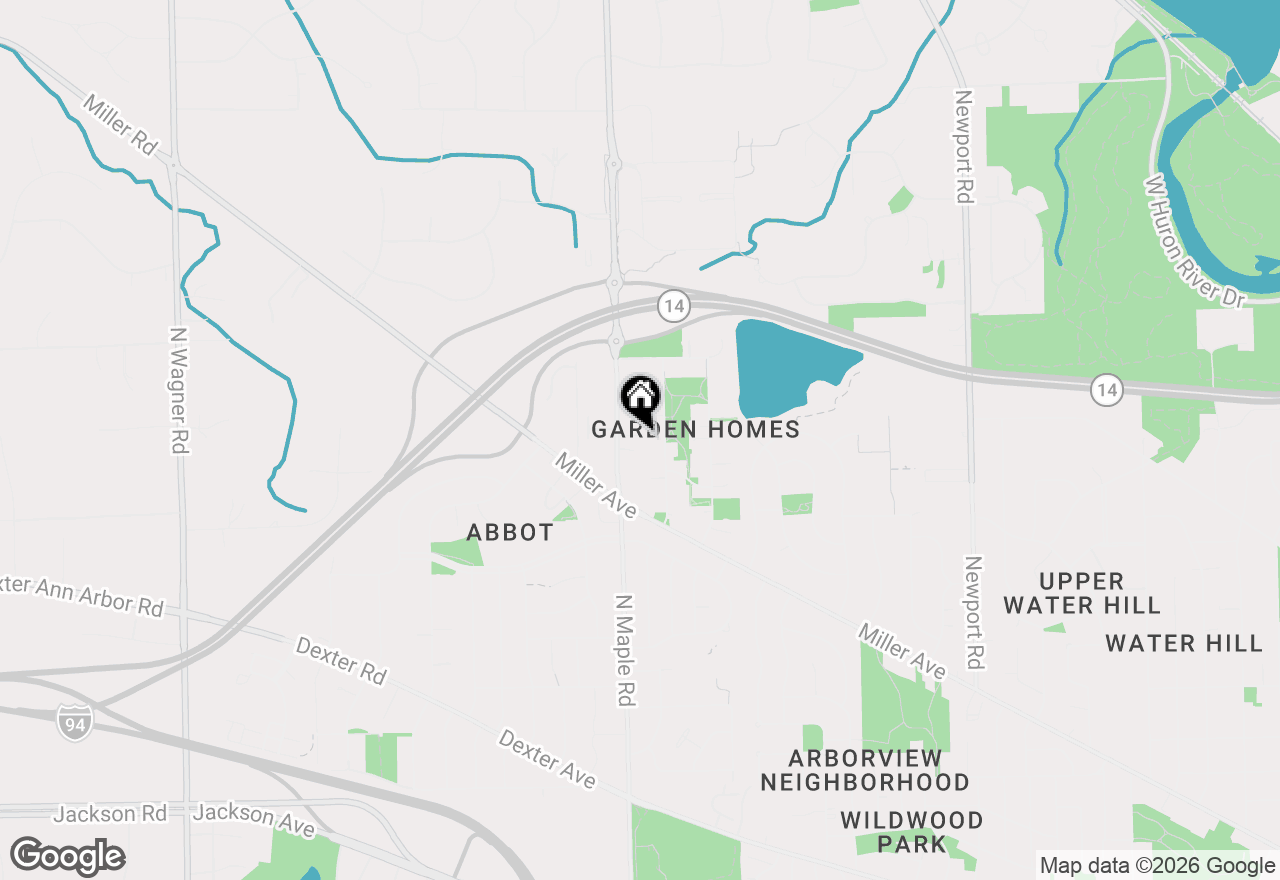 Map of 1692 Enclave Lane, Ann Arbor, MI 48103