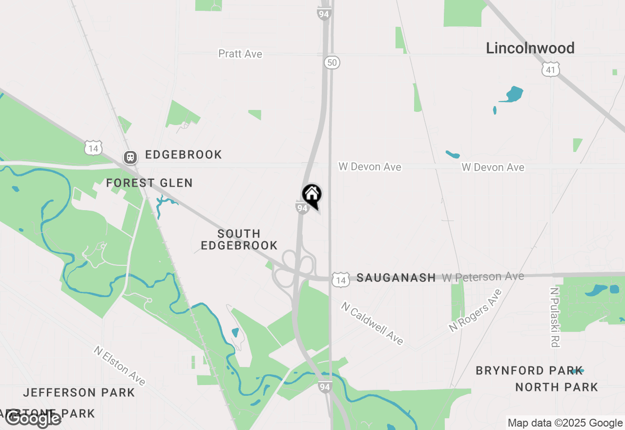 Map of 6207 N Hiawatha, Chicago, IL 60646