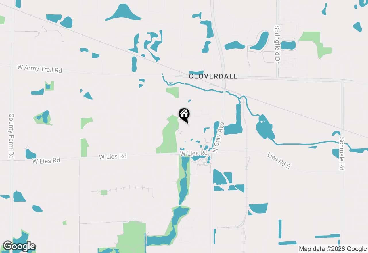 Map of 1139 Orangery Court, Carol Stream, IL 60188