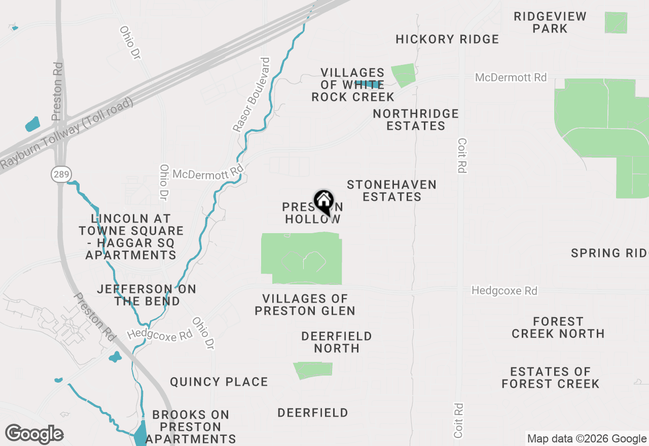 Map of 4528 Risinghill Drive, Plano, TX 75024