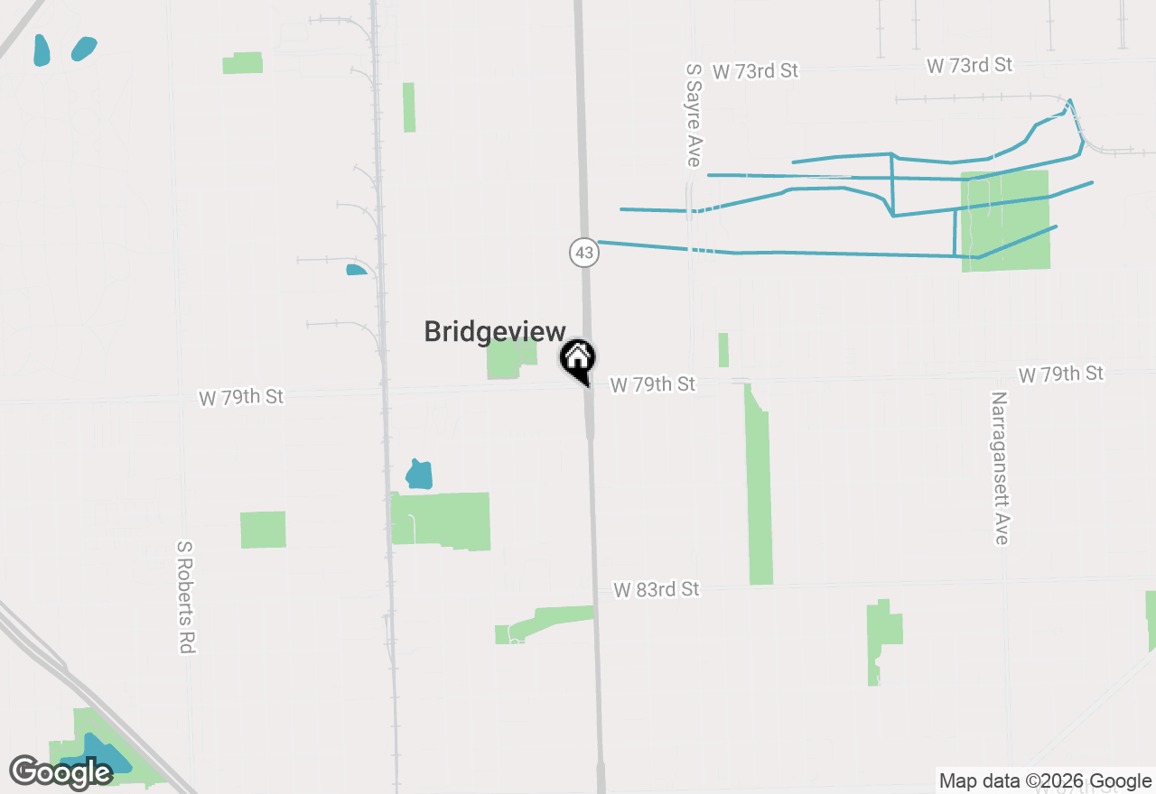 Map of 7900 S Harlem Avenue, Bridgeview, IL 60455