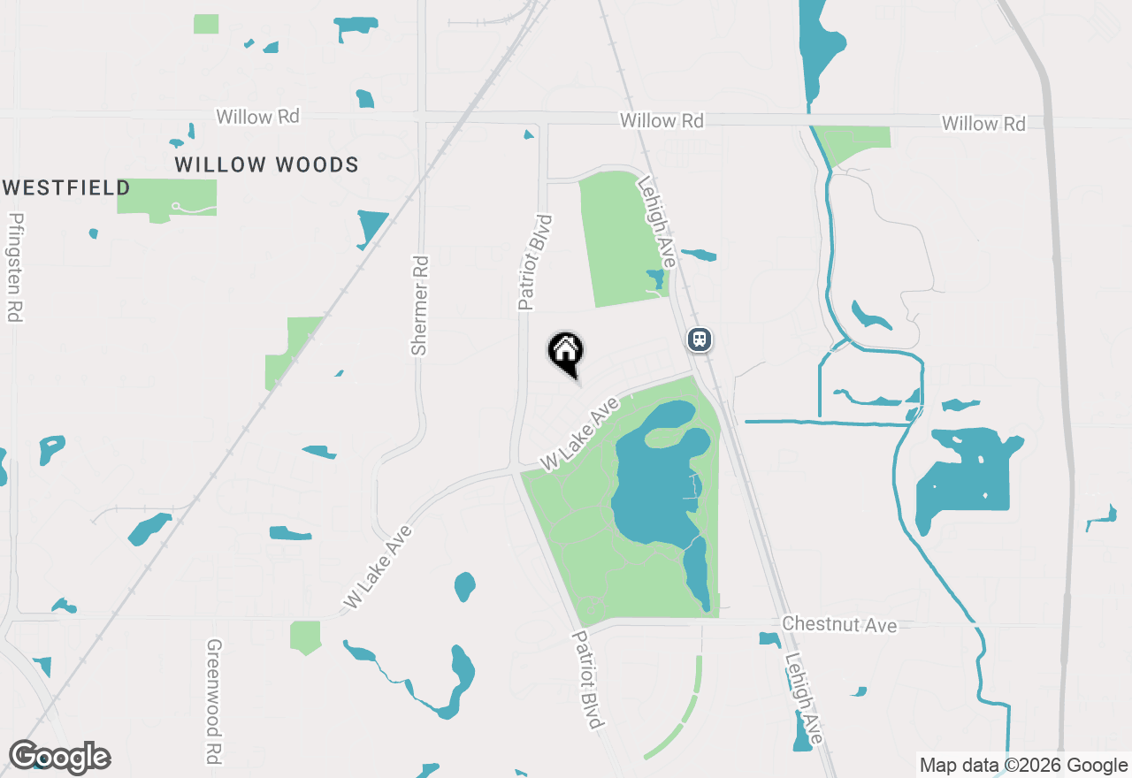 Map of 2616 Goldenrod Lane, Glenview, IL 60026