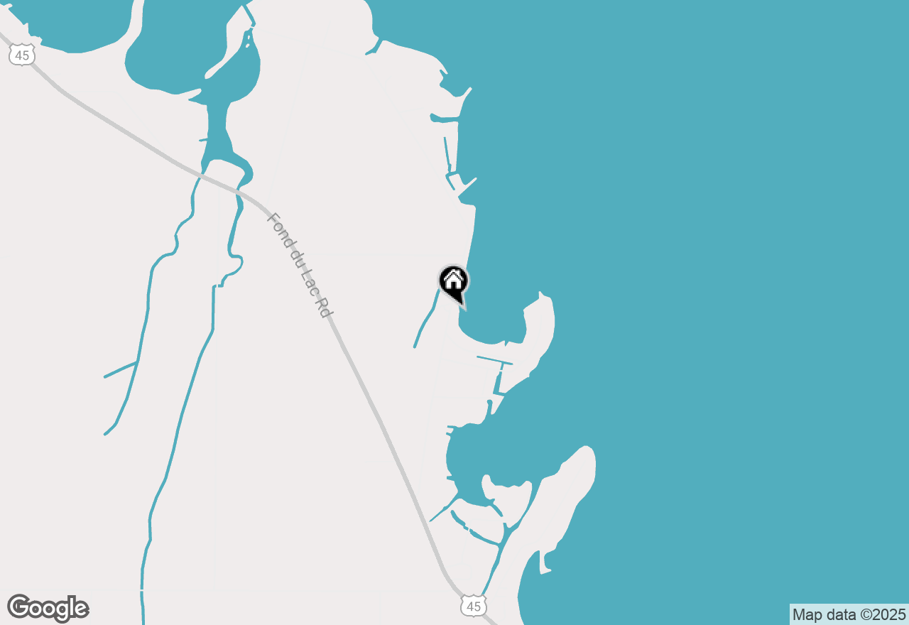 Map of 5582 Lake Rd, Oshkosh, WI 54902