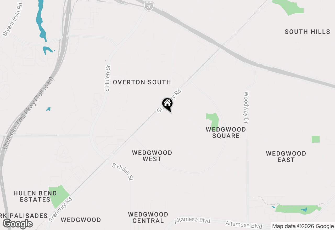 Map of 5624 Wheaton Drive, Fort Worth, TX 76133