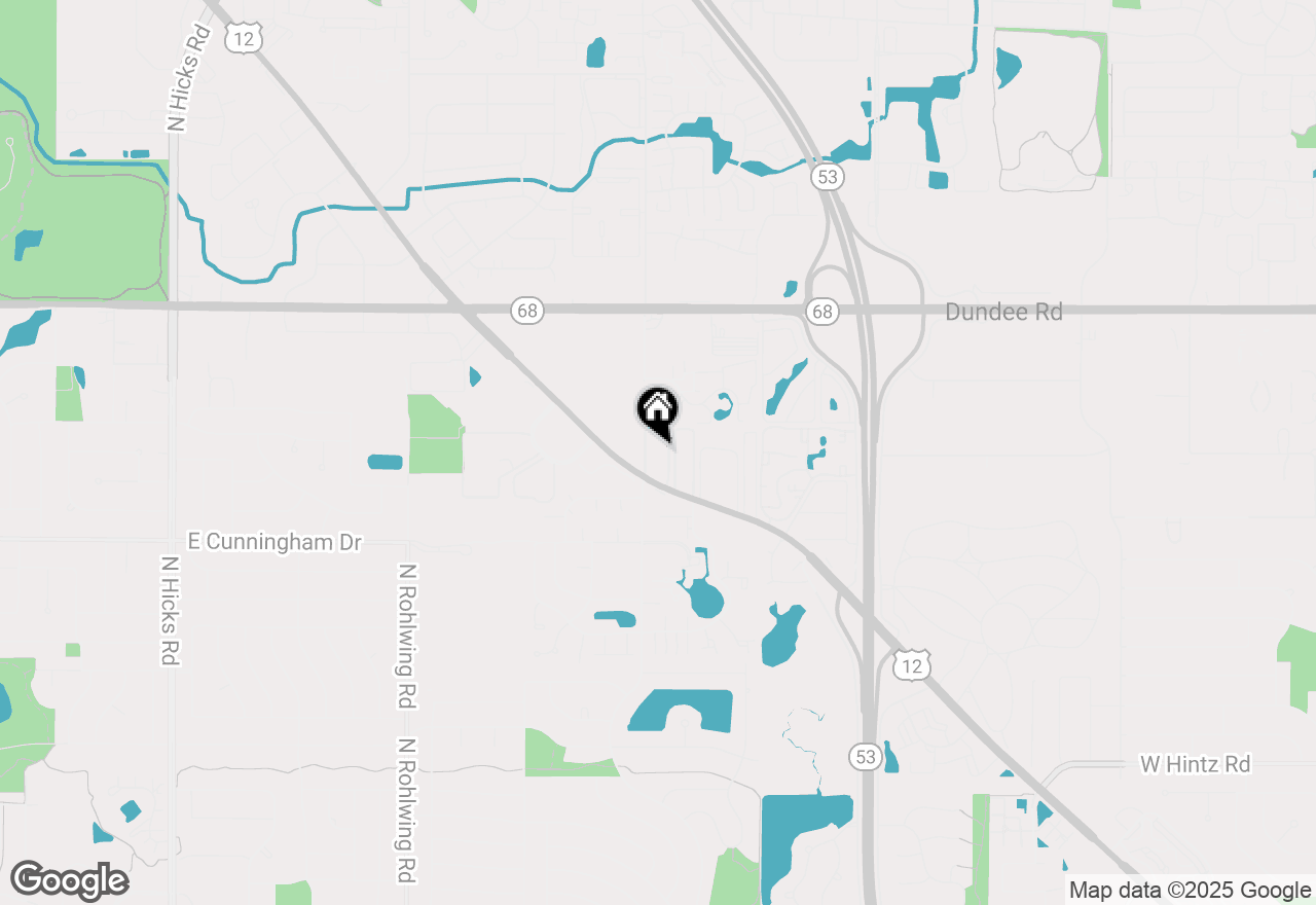 Map of 1325 N Baldwin Court #1-D, Palatine, IL 60074