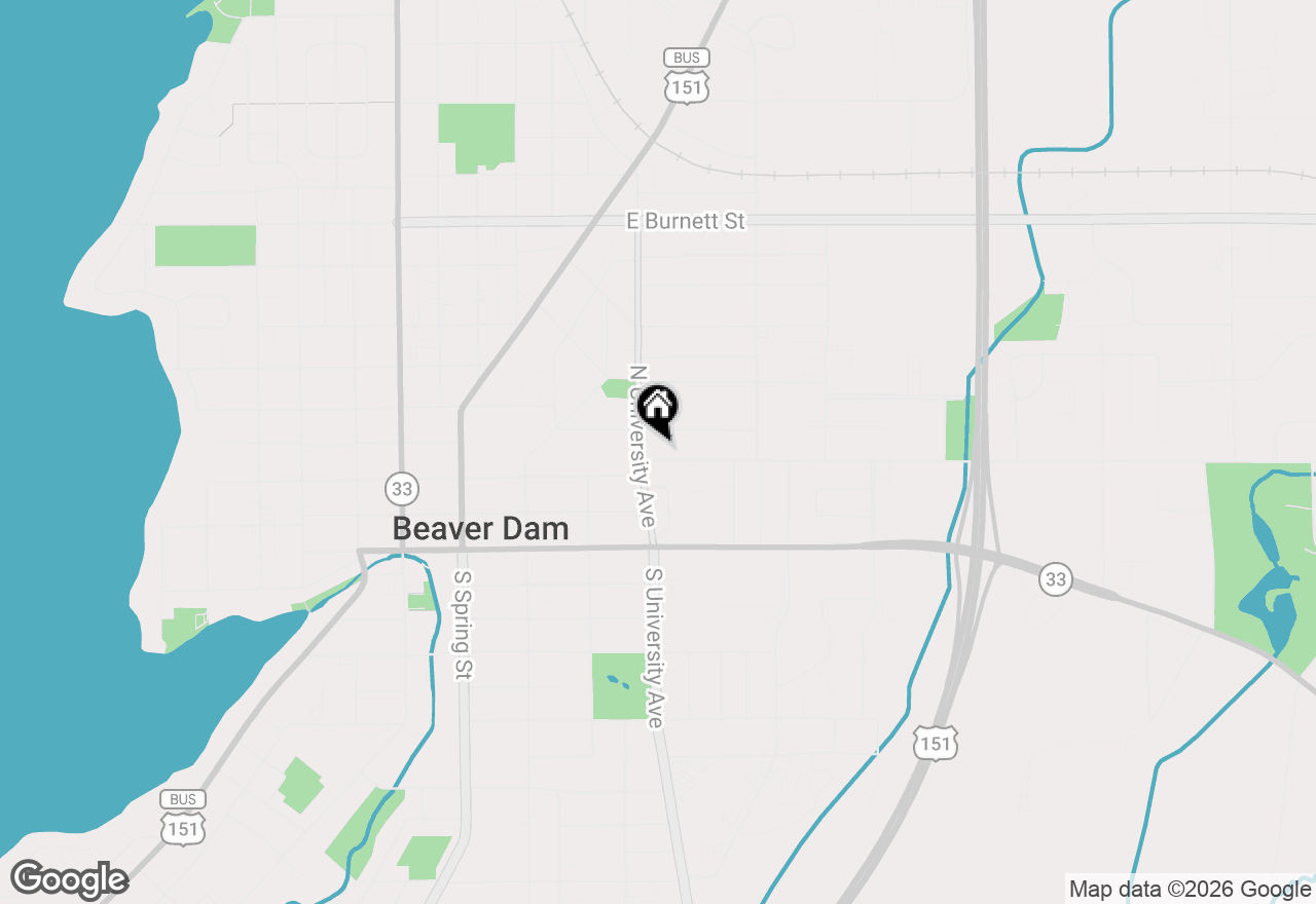 Map of 108 Prospect Ave, Beaver Dam, WI 53916