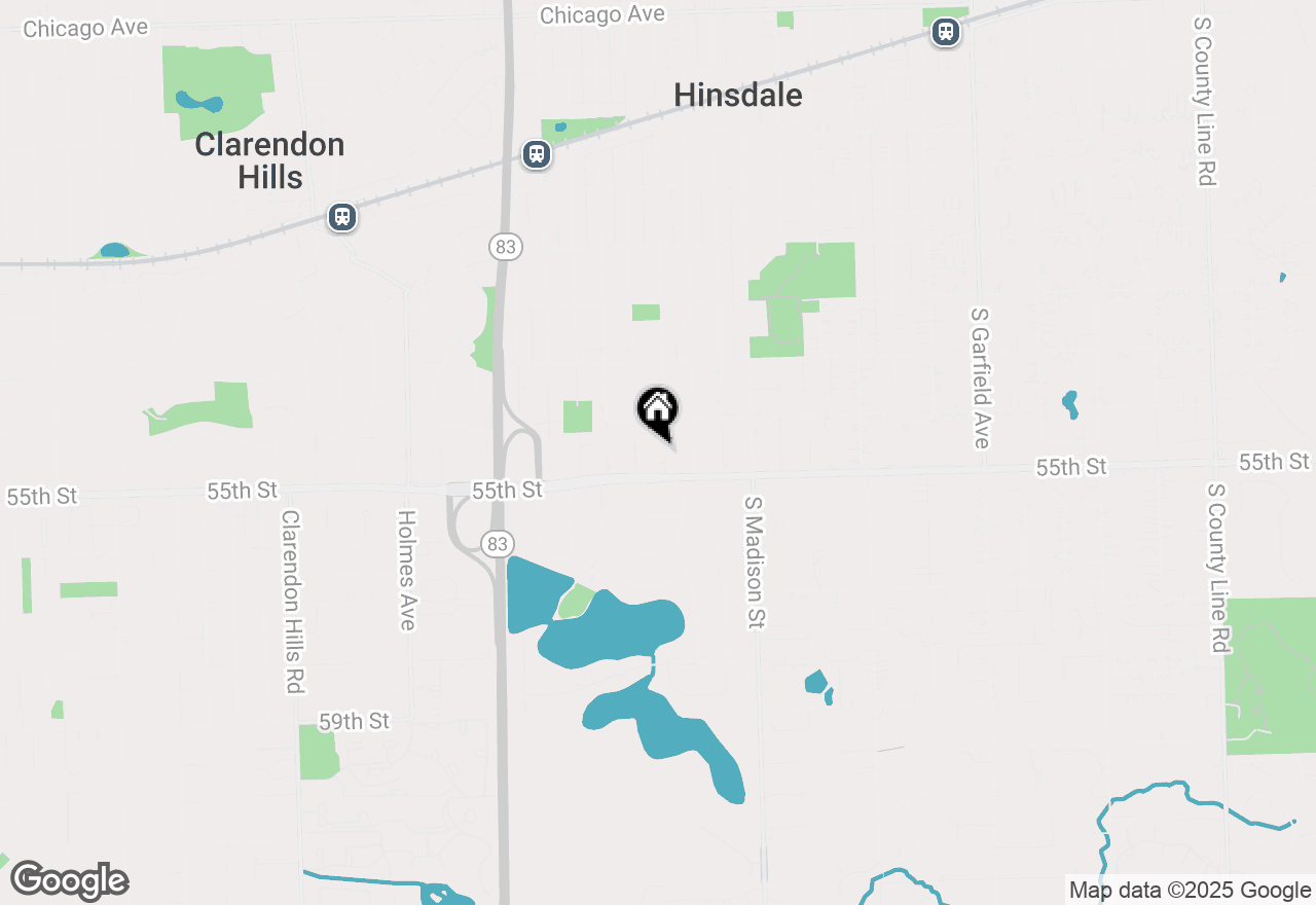 Map of 930 S Bodin Street, Hinsdale, IL 60521