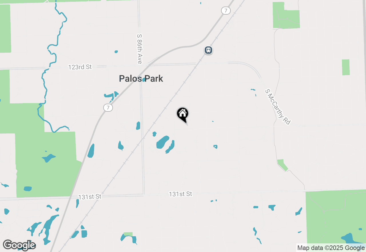 Map of 8310 W 127th Street, Palos Park, IL 60464