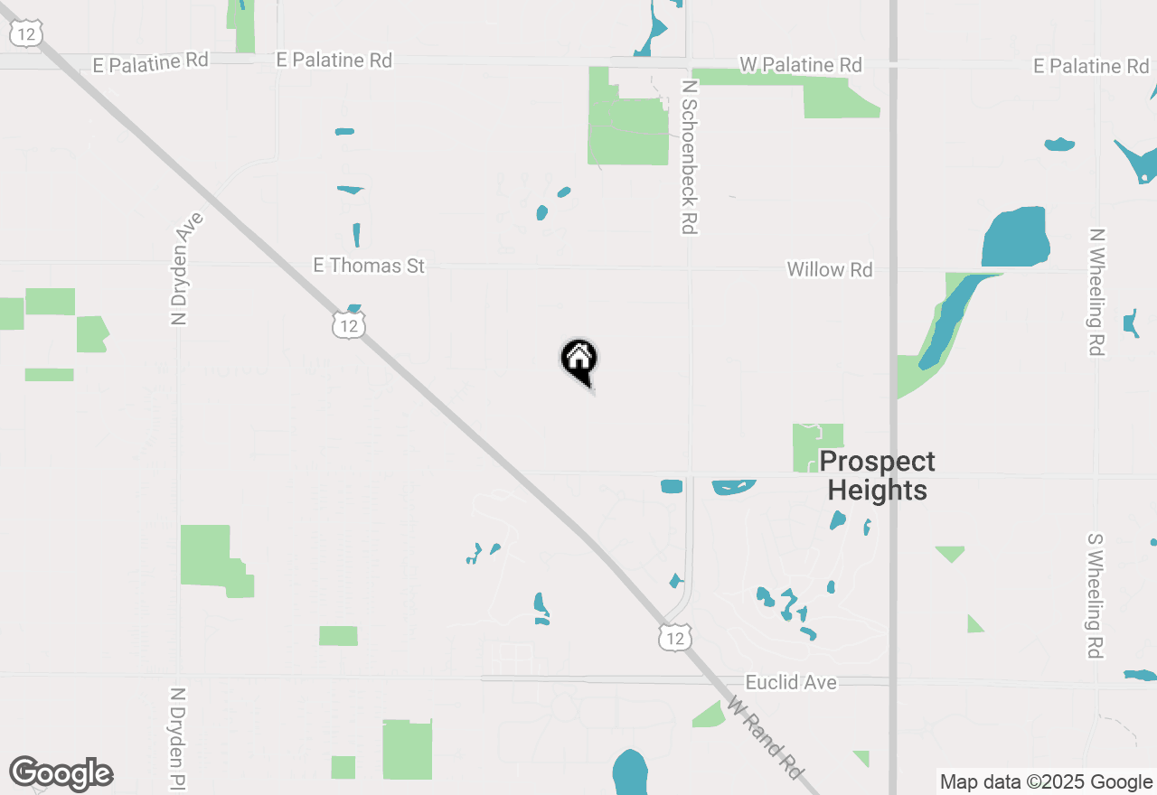 Map of 1210 N Dale Avenue #2I, Arlington Heights, IL 60004