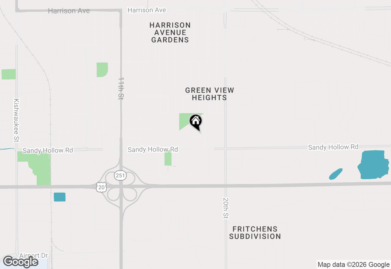 Map of 3220 18th Street, Rockford, IL 61109