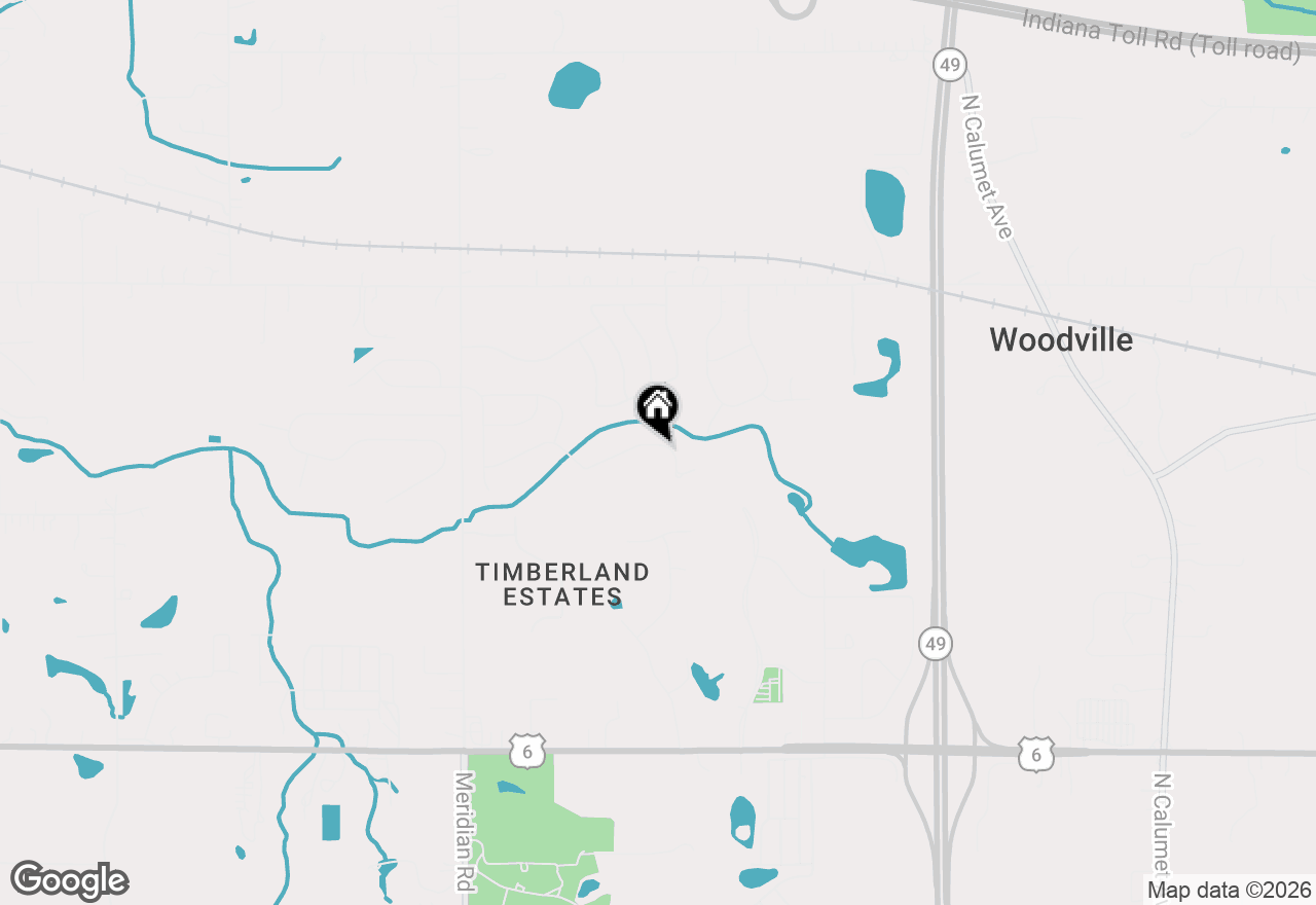 Map of 54 Elderberry Lane, Valparaiso, IN 46383
