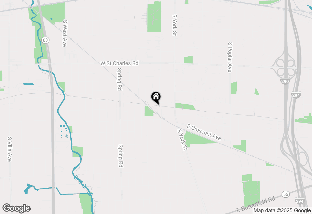 Map of 28 Windsor Drive, Elmhurst, IL 60126