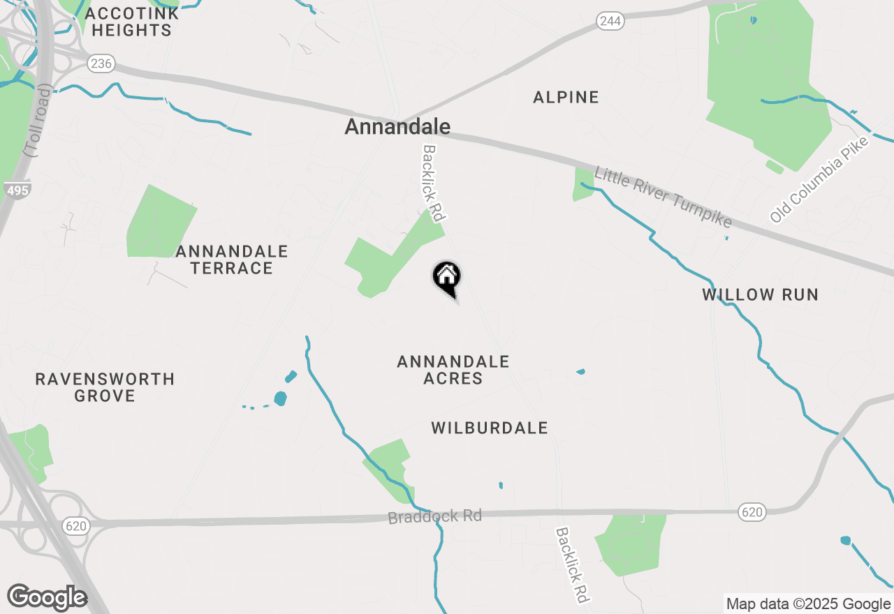 Map of 7213 Auburn Street, Annandale, VA 22003