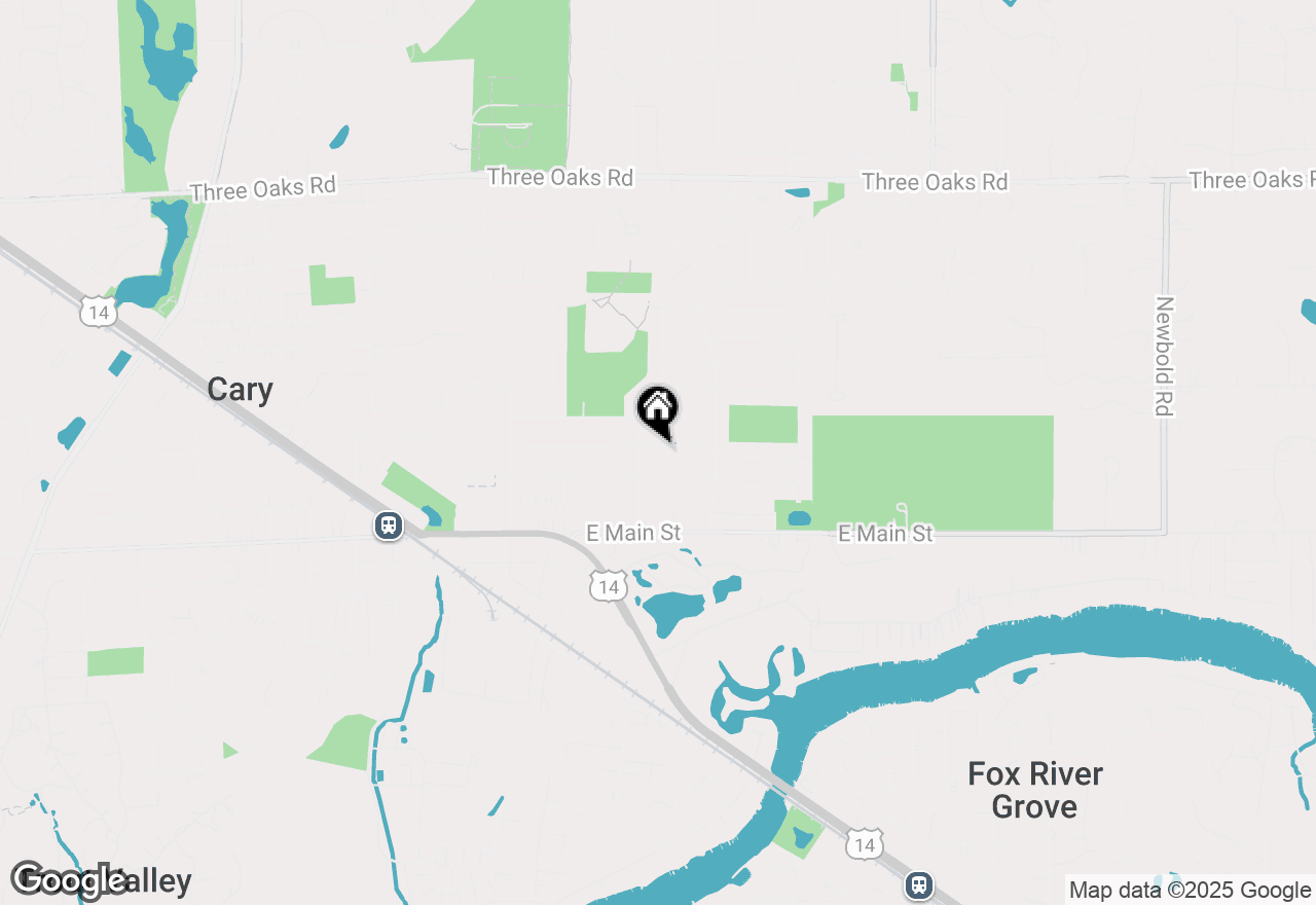 Map of 305 Bell Drive, Cary, IL 60013