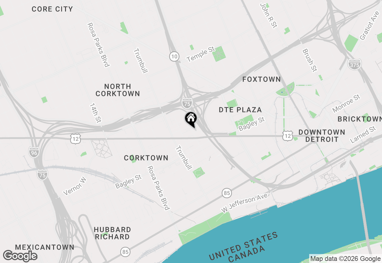 Map of 2003 Brooklyn Street #29/403, Detroit, MI 48226