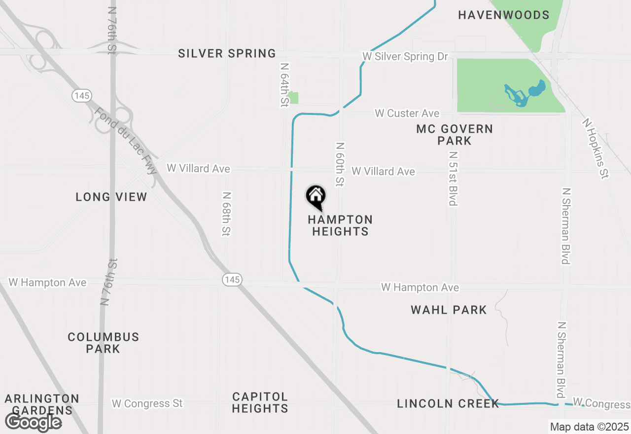 Map of 5028 N 62nd St, Milwaukee, WI 53218