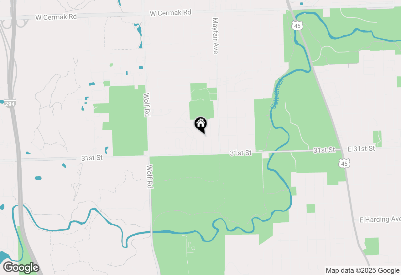 Map of 2950 Becket Avenue, Westchester, IL 60154