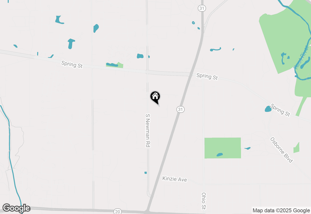 Map of 109 S Newman Rd, Mount Pleasant, WI 53406